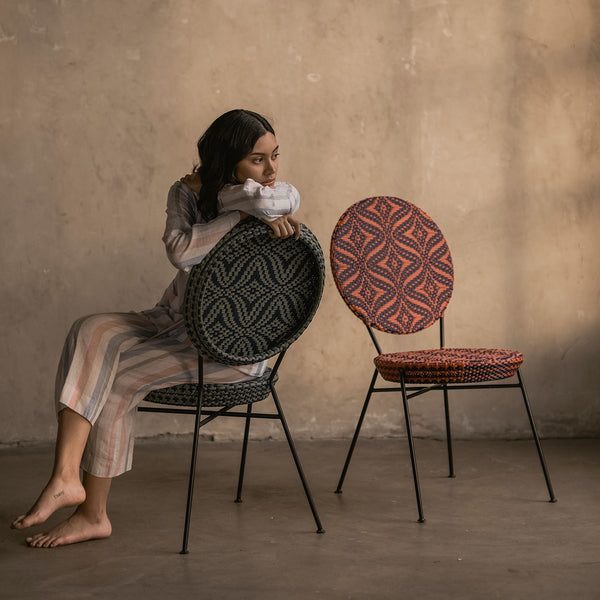 Rembulan Bistro Chair - Blue